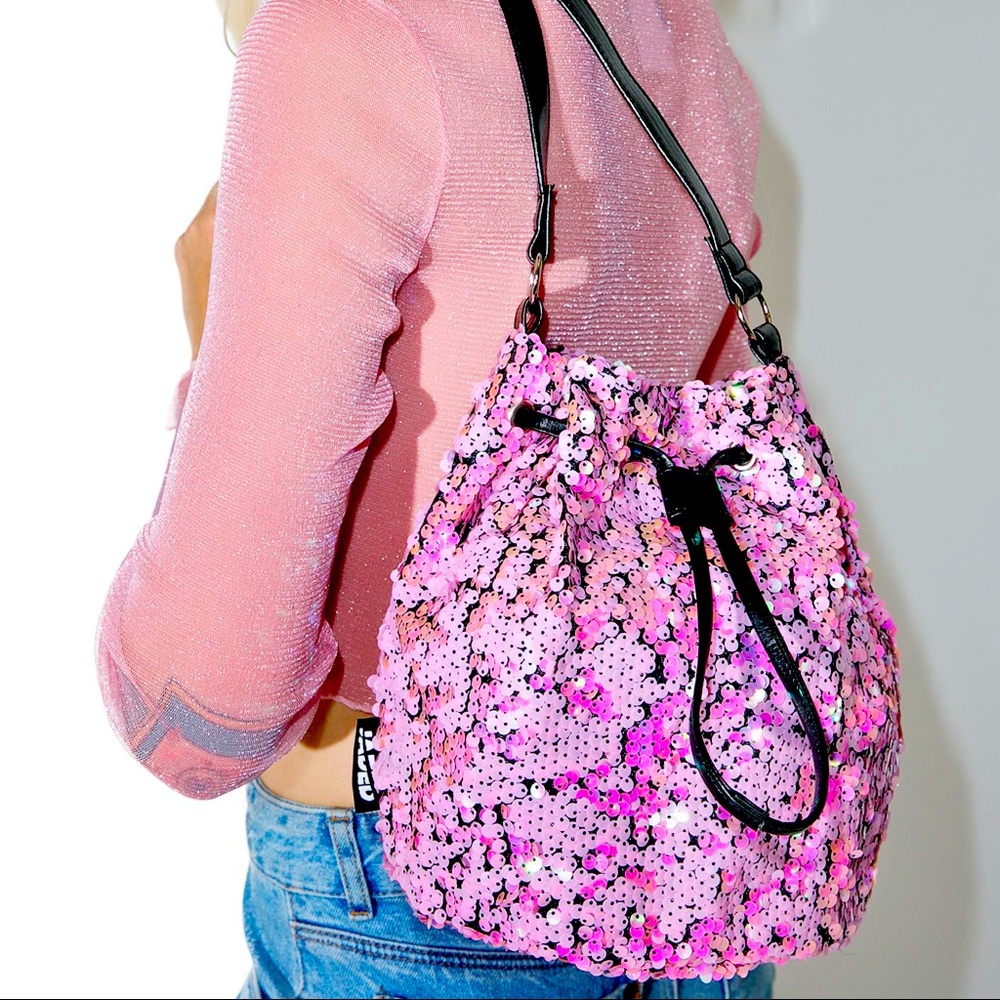 Jaded London sequin crossbody bag